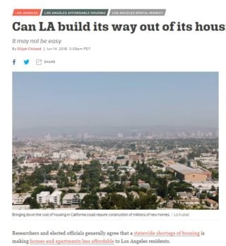 Can LA build its way out of its housing crisis? Housing Innovation Collaborative