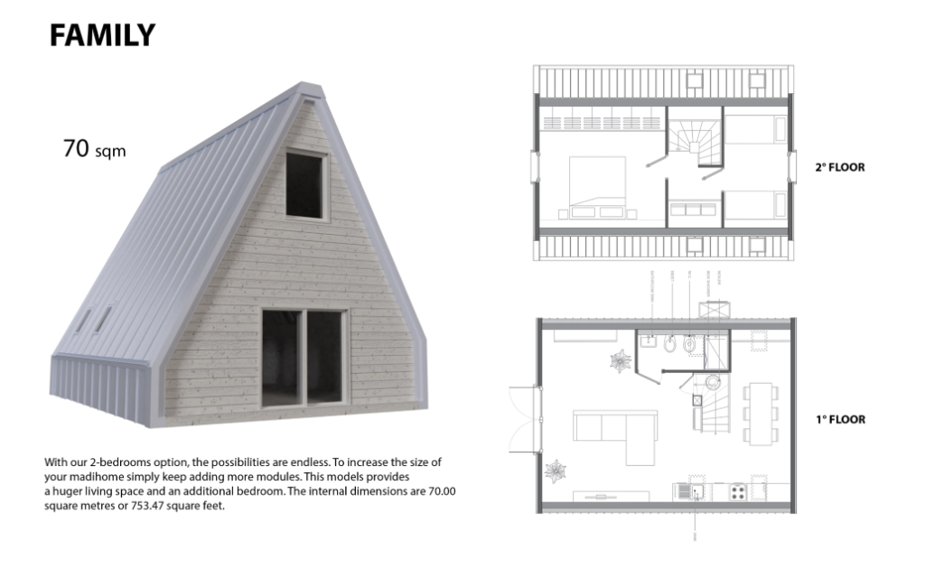 Model A A-Fold House Floor 1 Housing Innovation Collaborative