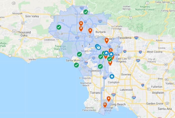 A Bridge Home Shelter Map (LA) Map 1 Housing Innovation Collaborative
