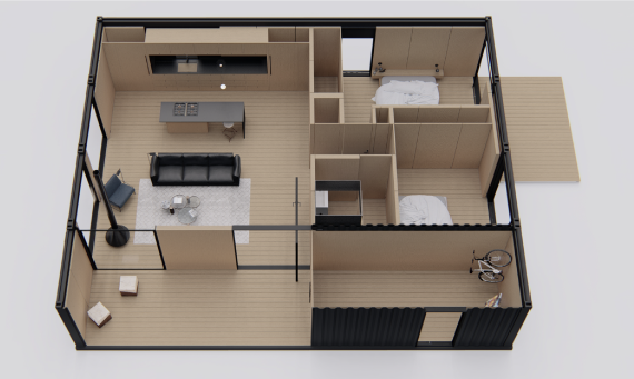 Model 3 Adu Model3 Floorplans 1 Housing Innovation Collaborative